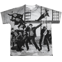 Elvis Presley Jubilant Felons Youth Regular Fit Poly Short-Sleeve T-Shirt