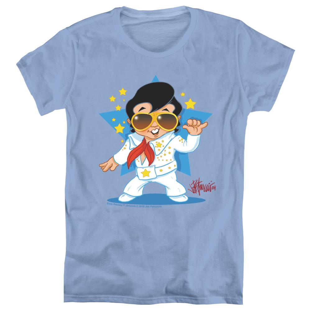Elvis Presley Jumpsuit Women's 18/1 Cotton Short-Sleeve T-Shirt