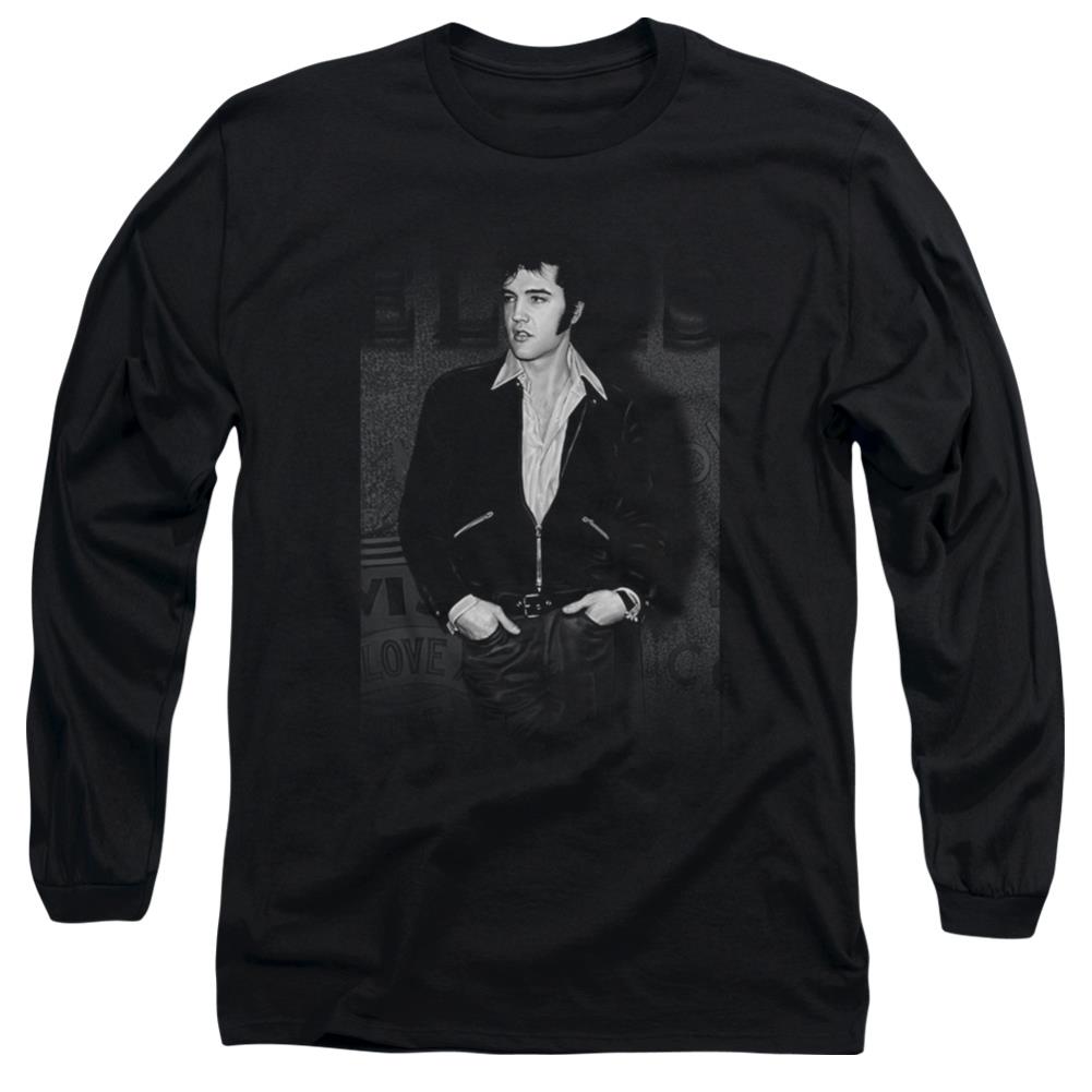 Elvis Presley Just Cool Men's 18/1 Cotton Long-Sleeve T-Shirt