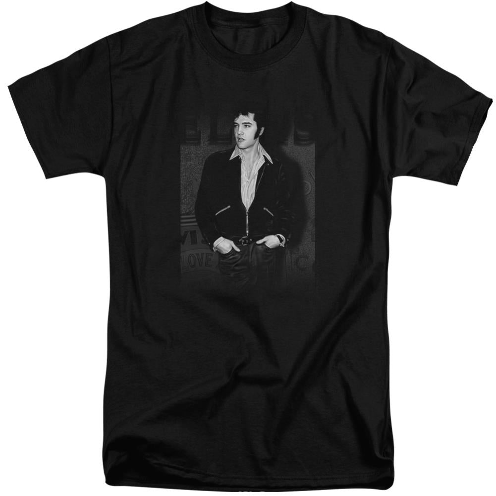 Elvis Presley Just Cool Men's 18/1 Tall Cotton Short-Sleeve T-Shirt