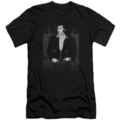 Elvis Presley Just Cool Men's Ultra-Soft 30/1 Cotton Slim Short-Sleeve T-Shirt