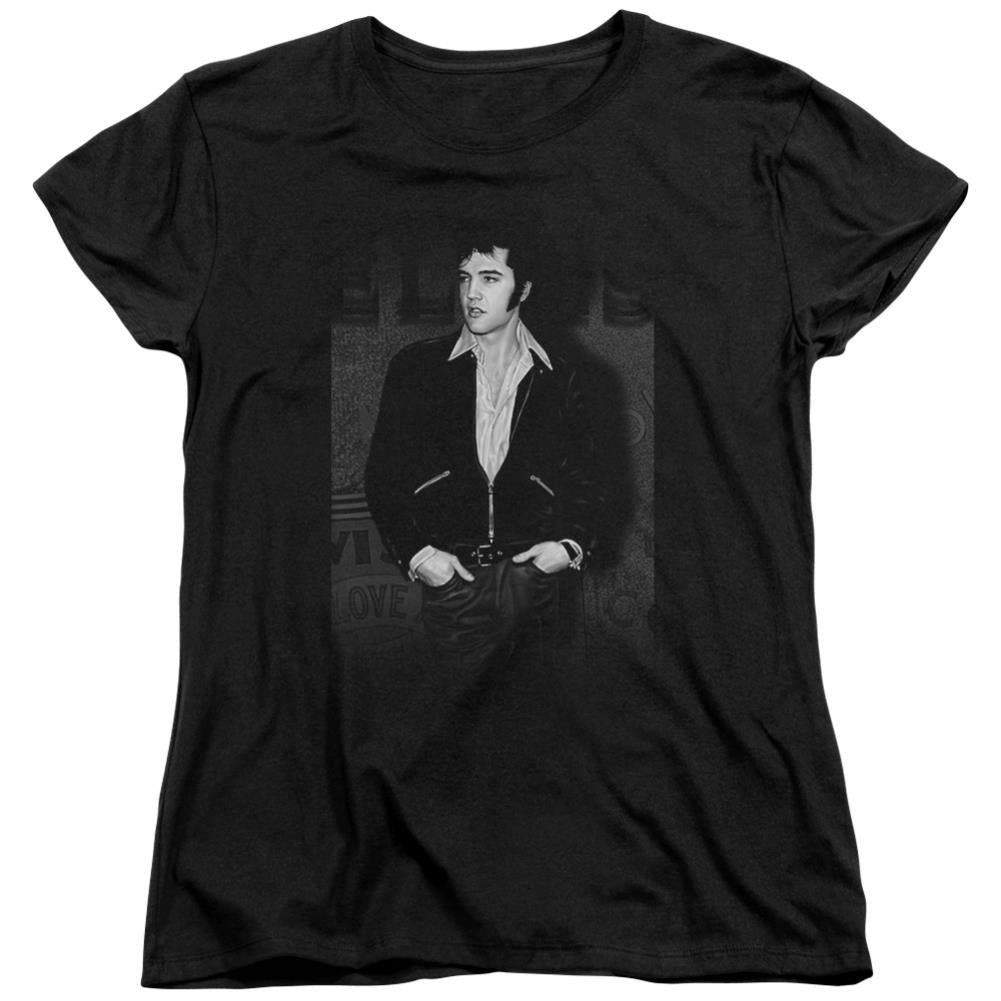 Elvis Presley Just Cool Women's 18/1 Cotton Short-Sleeve T-Shirt