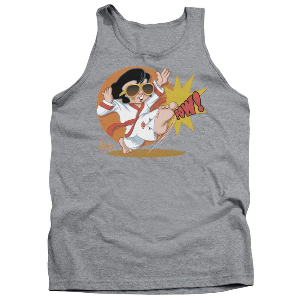 Elvis Presley Karate King Men's 18/1 Cotton Tank Top