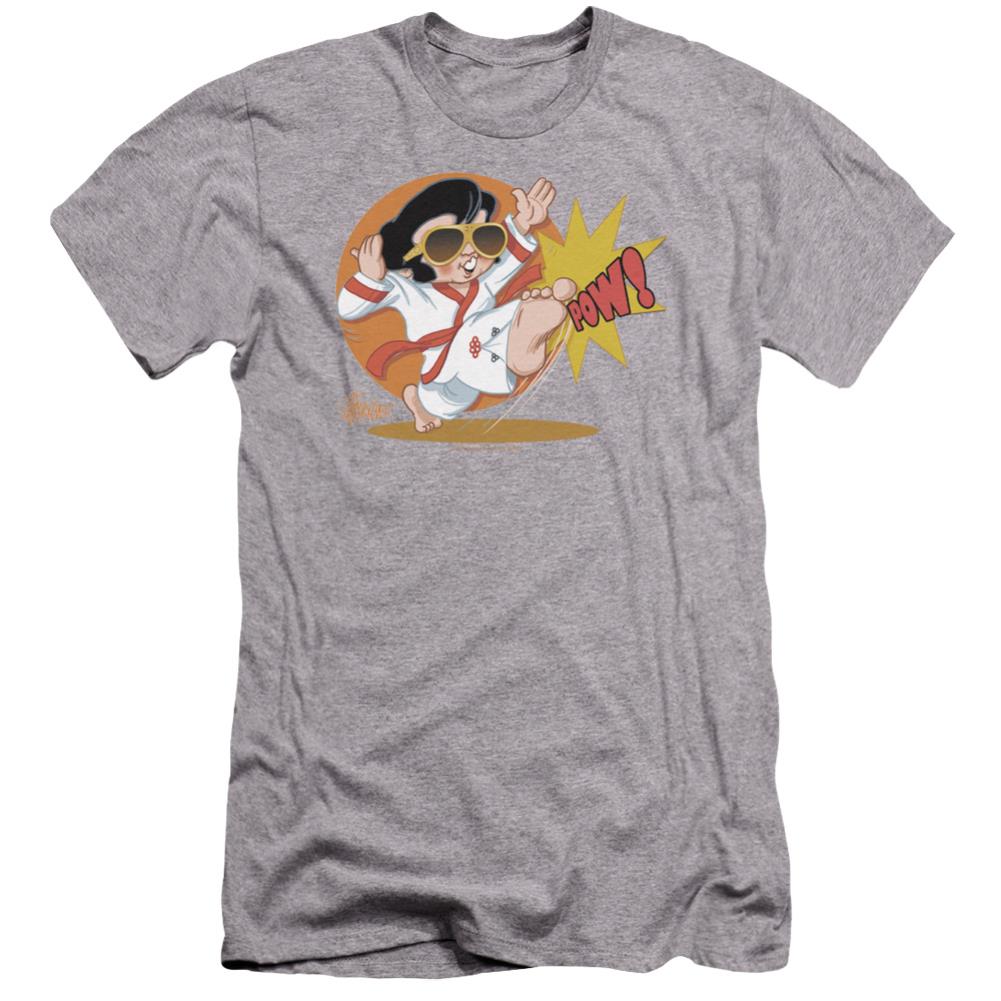 Elvis Presley Karate King Men's Ultra-Soft 30/1 Cotton Slim Short-Sleeve T-Shirt