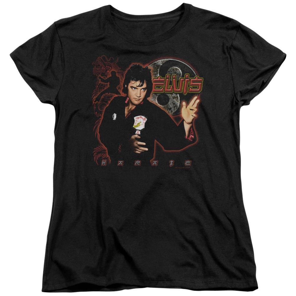 Elvis Presley Karate Women's 18/1 Cotton Short-Sleeve T-Shirt