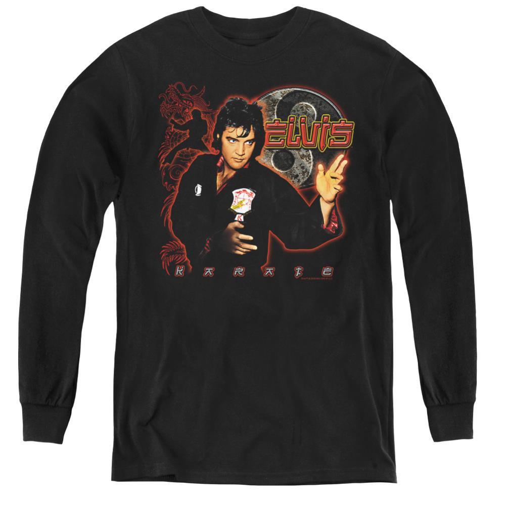 Elvis Presley Karate Youth Long-Sleeve T-Shirt