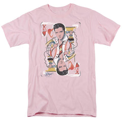 Elvis Presley King Of Hearts Men's 18/1 Cotton Short-Sleeve T-Shirt