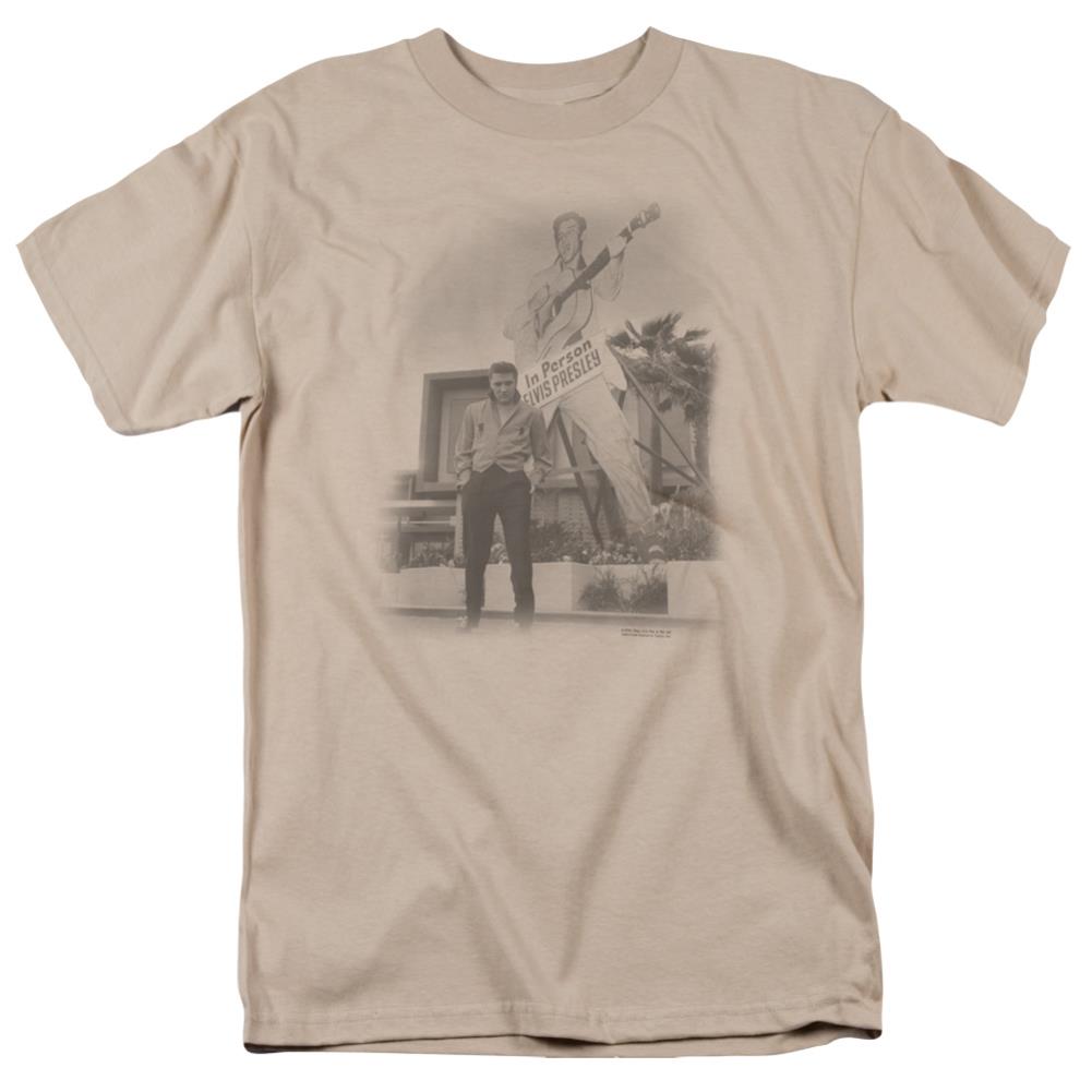 Elvis Presley Larger Than Life Men's 18/1 Cotton Short-Sleeve T-Shirt