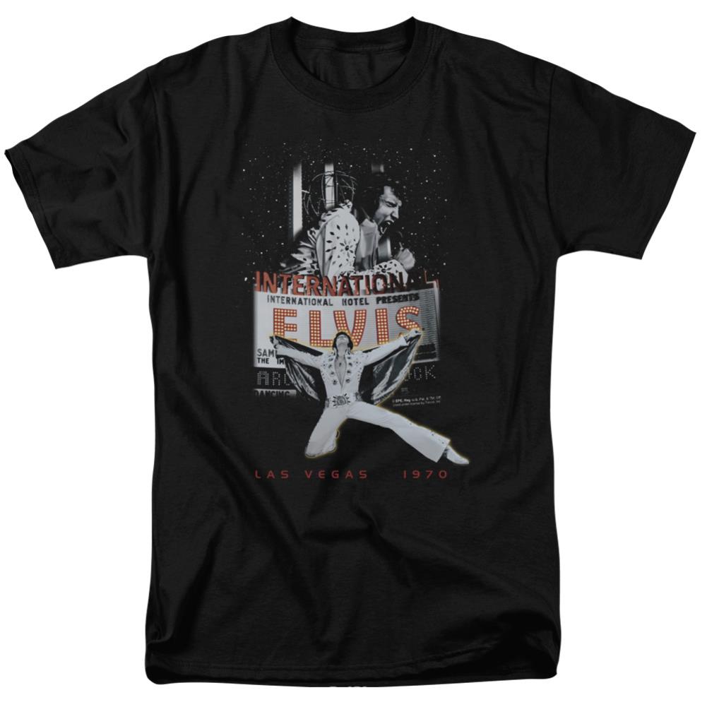 Elvis Presley Las Vegas Men's 18/1 Cotton Short-Sleeve T-Shirt