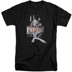 Elvis Presley Las Vegas Men's 18/1 Tall Cotton Short-Sleeve T-Shirt