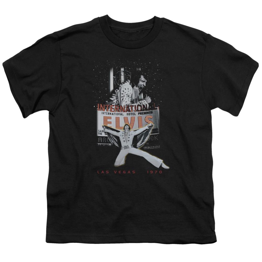Elvis Presley Las Vegas Youth 18/1 100% Cotton Short-Sleeve T-Shirt