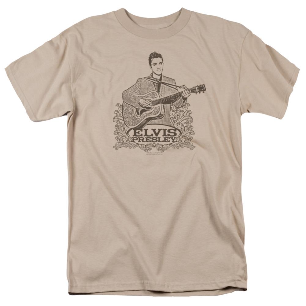 Elvis Presley Laurels Men's 18/1 Cotton Short-Sleeve T-Shirt
