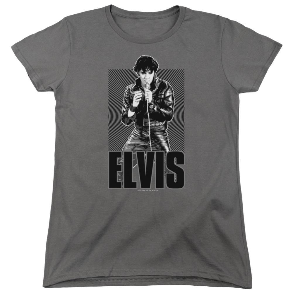Elvis Presley Leather Women's 18/1 Cotton Short-Sleeve T-Shirt