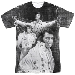 Elvis Presley Legendary Performance Men's Regular Fit Polyester Short-Sleeve T-Shirt