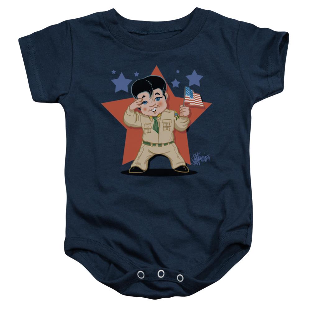Elvis Presley Lil G I Infant's Cotton SS Snapsuit