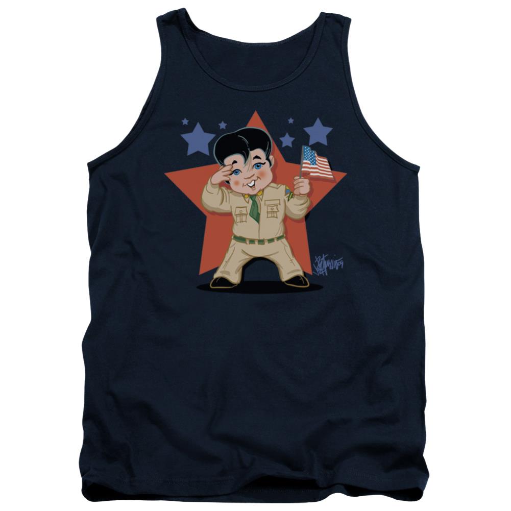 Elvis Presley Lil G I Men's 18/1 Cotton Tank Top