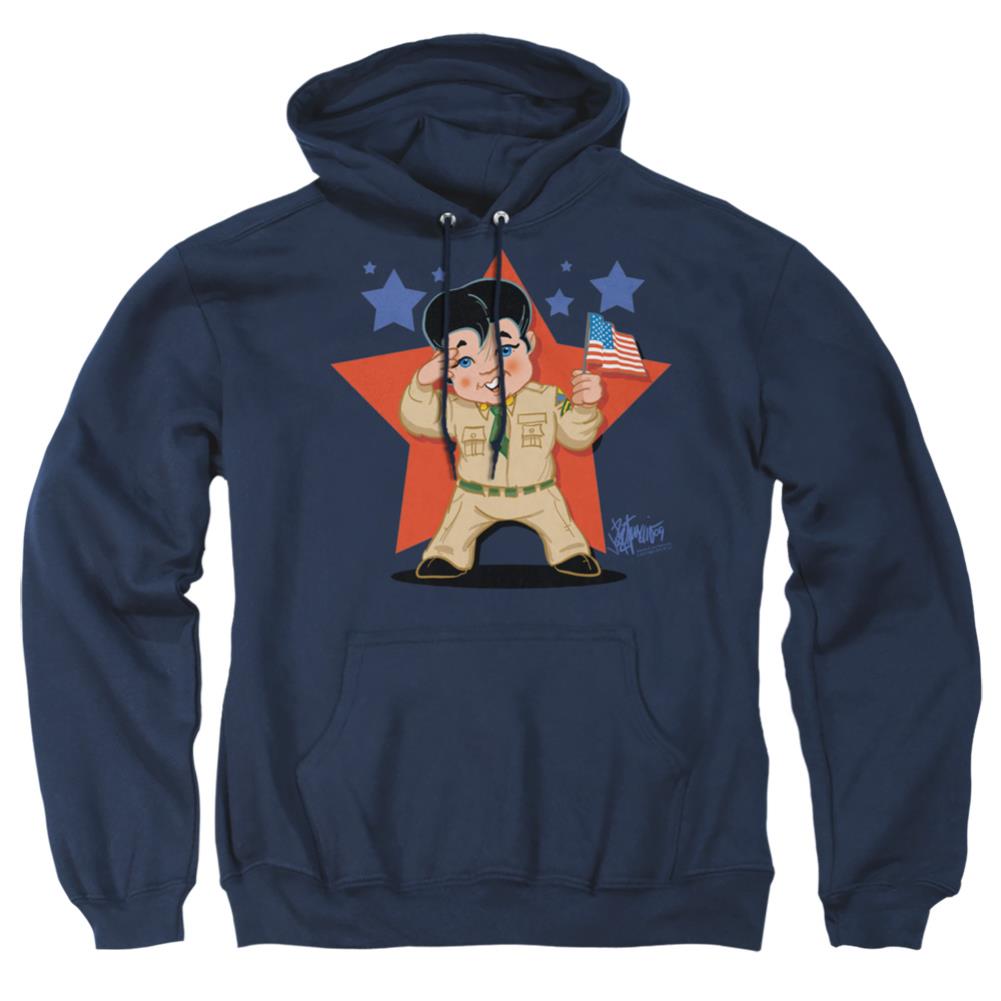 Elvis Presley Lil G I Men's Pull-Over 75 25 Poly Hoodie