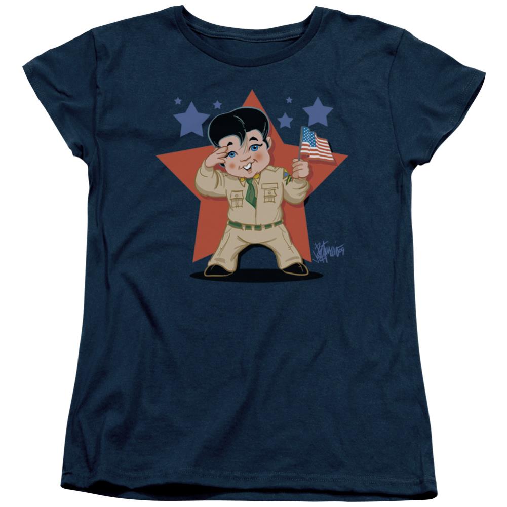 Elvis Presley Lil G I Women's 18/1 Cotton Short-Sleeve T-Shirt
