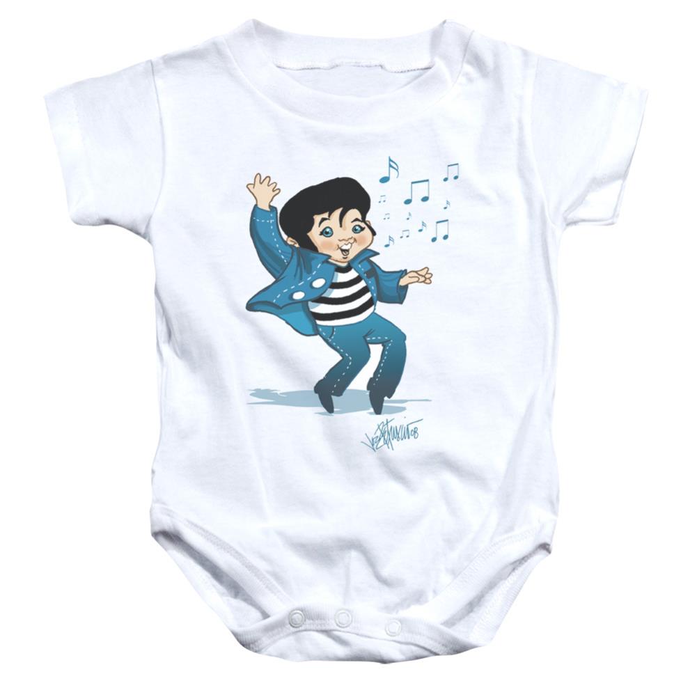 Elvis Presley Lil Jailbird Infant's Cotton SS Snapsuit
