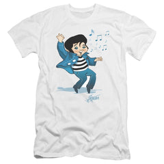 Elvis Presley Lil Jailbird Men's Ultra-Soft 30/1 Cotton Slim Short-Sleeve T-Shirt