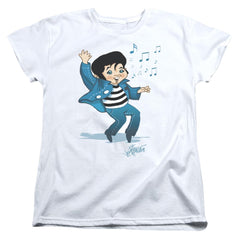 Elvis Presley Lil Jailbird Women's 18/1 Cotton Short-Sleeve T-Shirt