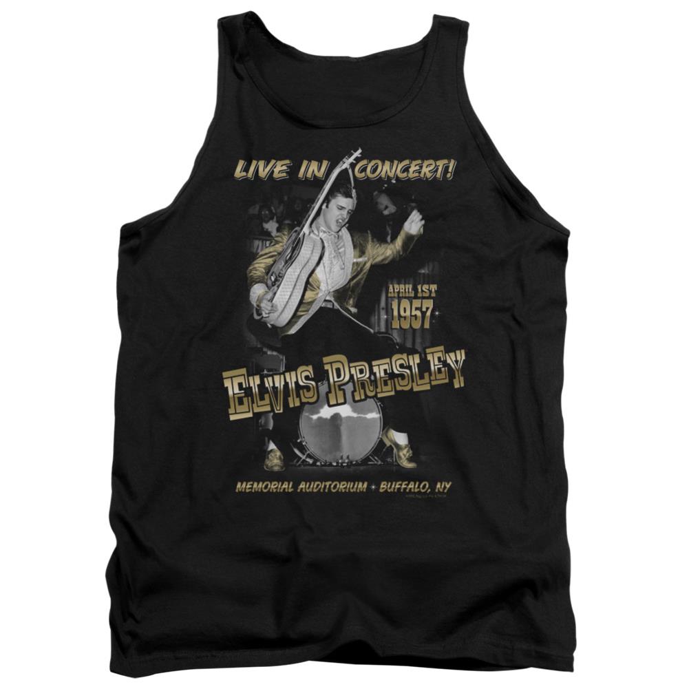Elvis Presley Live In Buffalo Men's 18/1 Cotton Tank Top