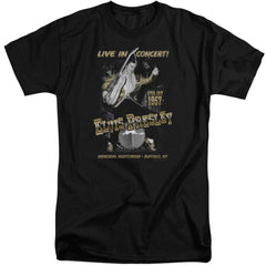 Elvis Presley Live In Buffalo Men's 18/1 Tall Cotton Short-Sleeve T-Shirt