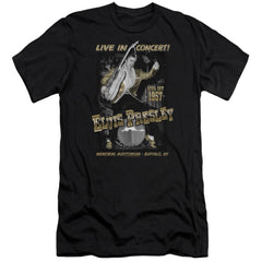 Elvis Presley Live In Buffalo Men's Ultra-Soft 30/1 Cotton Slim Short-Sleeve T-Shirt
