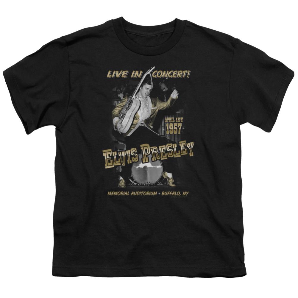 Elvis Presley Live In Buffalo Youth 18/1 100% Cotton Short-Sleeve T-Shirt