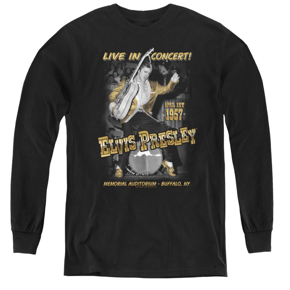 Elvis Presley Live In Buffalo Youth Long-Sleeve T-Shirt