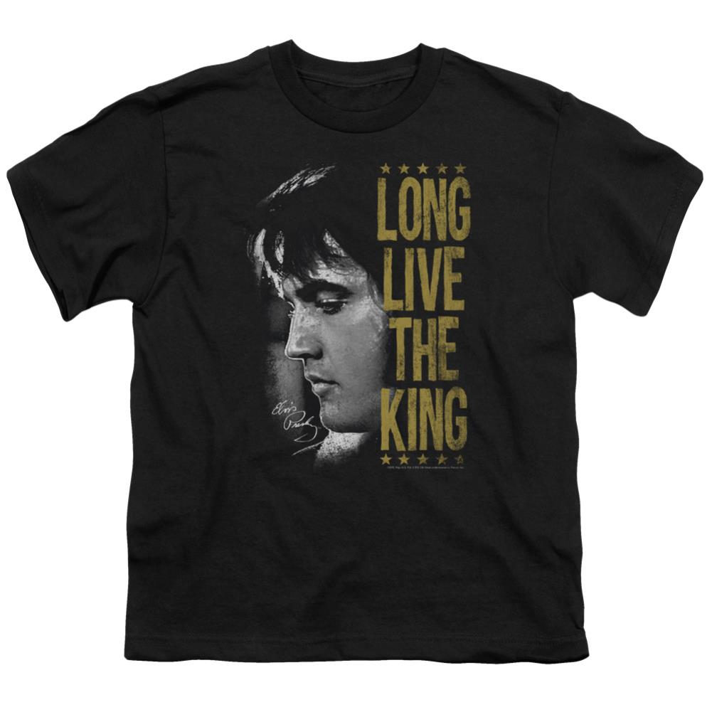 Elvis Presley Long Live The King Youth 18/1 100% Cotton Short-Sleeve T-Shirt