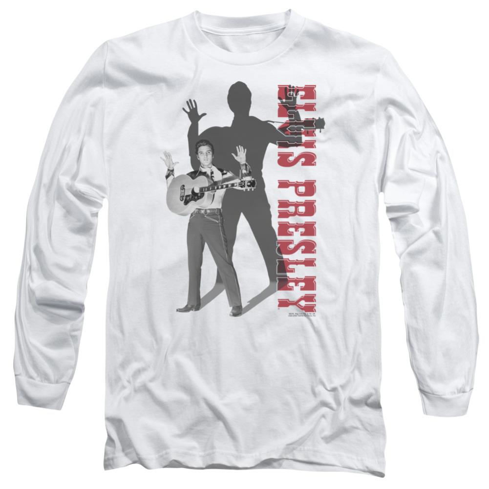 Elvis Presley Look No Hands Men's 18/1 Cotton Long-Sleeve T-Shirt