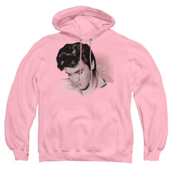 Elvis Presley Looking Down Men's Pull-Over 75 25 Poly Hoodie