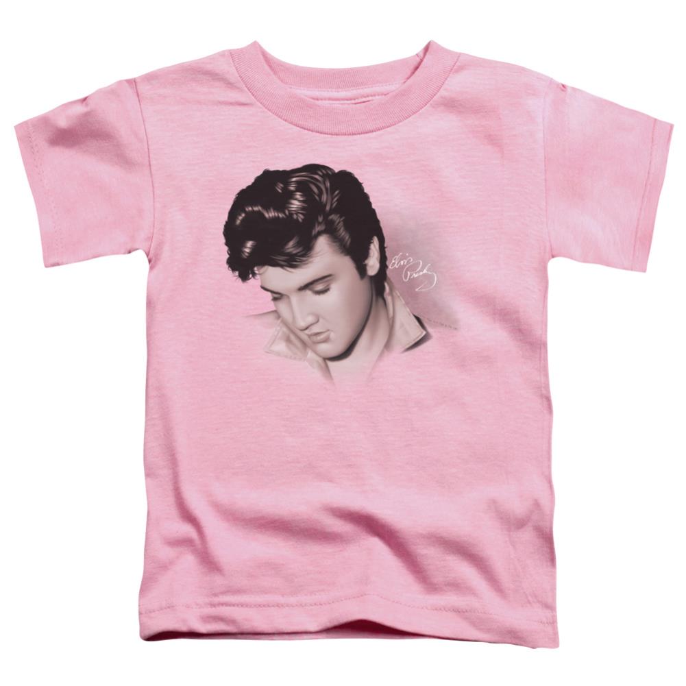 Elvis Presley Looking Down Toddler 18/1 Cotton Short-Sleeve T-Shirt