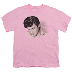 Elvis Presley Looking Down Youth 18/1 100% Cotton Short-Sleeve T-Shirt