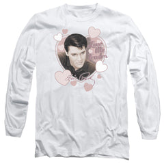 Elvis Presley Love Me Tender Men's 18/1 Cotton Long-Sleeve T-Shirt