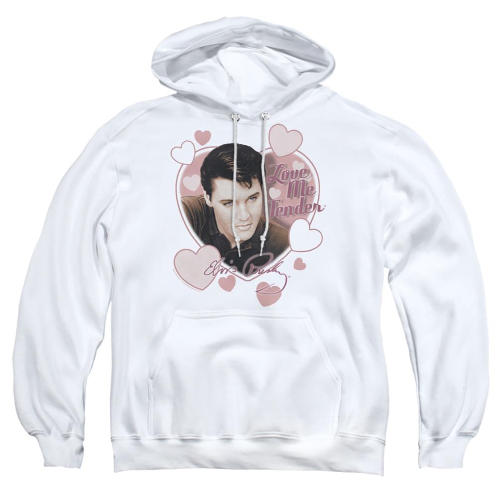 Elvis Presley Love Me Tender Men's Pull-Over 75 25 Poly Hoodie