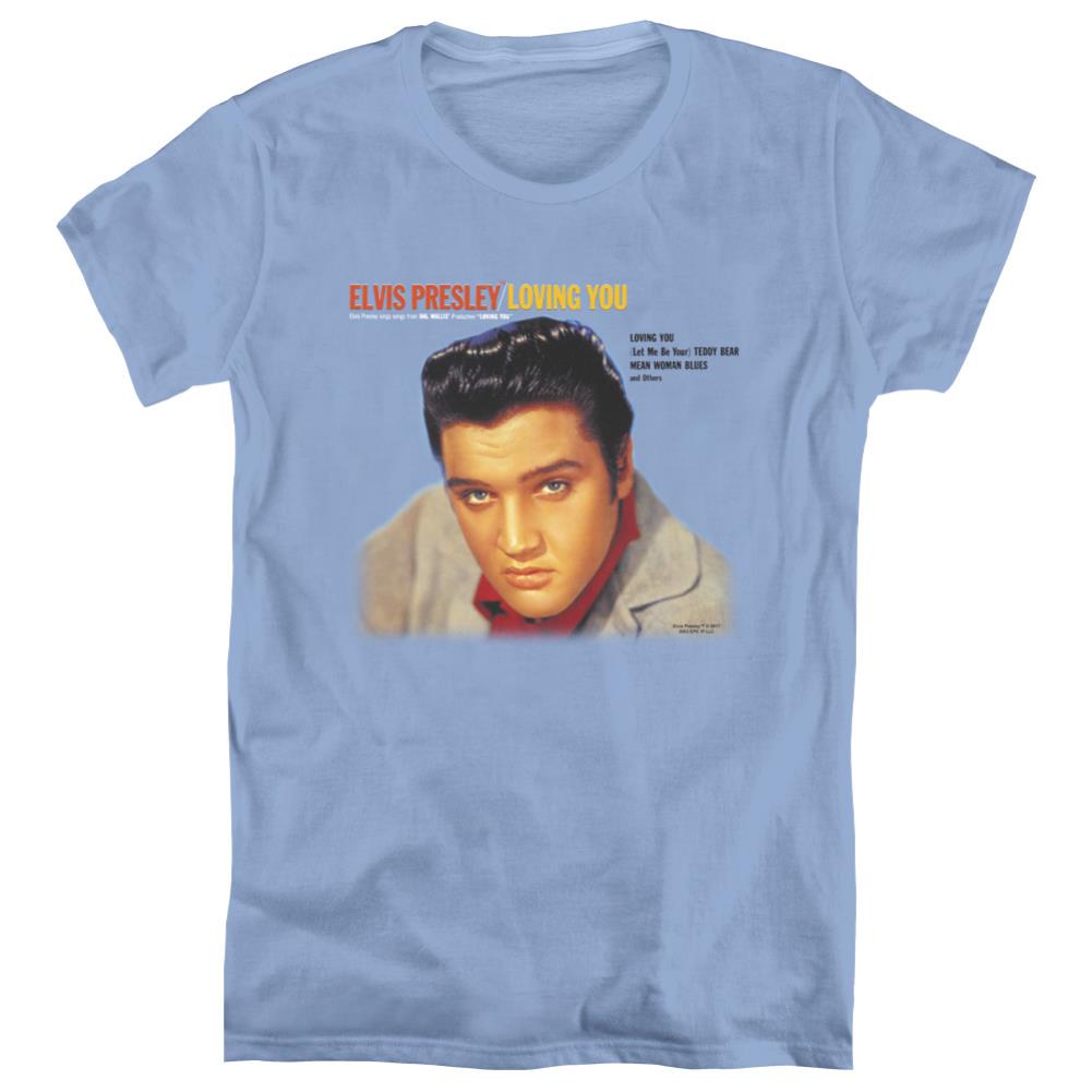 Elvis Presley Loving You Soundtrack Women's 18/1 Cotton Short-Sleeve T-Shirt