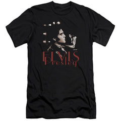 Elvis Presley Memories Men's Ultra-Soft 30/1 Cotton Slim Short-Sleeve T-Shirt