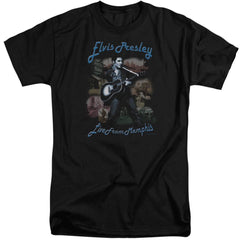 Elvis Presley Memphis Men's 18/1 Tall Cotton Short-Sleeve T-Shirt