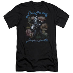 Elvis Presley Memphis Men's Ultra-Soft 30/1 Cotton Slim Short-Sleeve T-Shirt