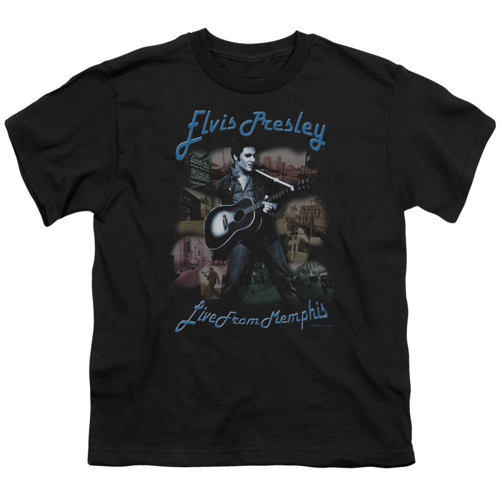 Elvis Presley Memphis Youth 18/1 100% Cotton Short-Sleeve T-Shirt