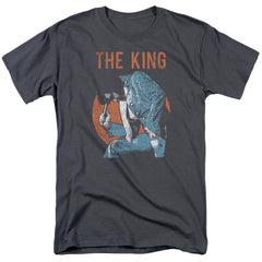 Elvis Presley Mic In Hand Men's 18/1 Cotton Short-Sleeve T-Shirt