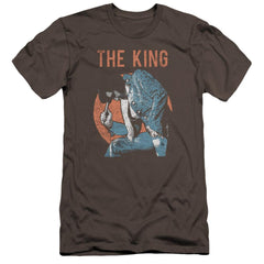 Elvis Presley Mic In Hand Men's Ultra-Soft 30/1 Cotton Slim Short-Sleeve T-Shirt