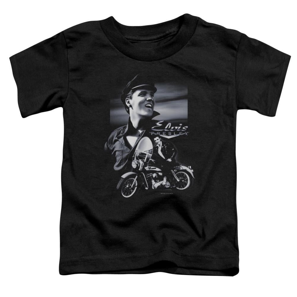 Elvis Presley Motorcycle Toddler 18/1 Cotton Short-Sleeve T-Shirt