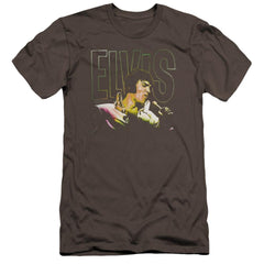 Elvis Presley Multicolored Men's Ultra-Soft 30/1 Cotton Slim Short-Sleeve T-Shirt