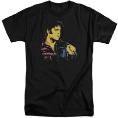 Elvis Presley Neon Elvis Men's 18/1 Tall Cotton Short-Sleeve T-Shirt