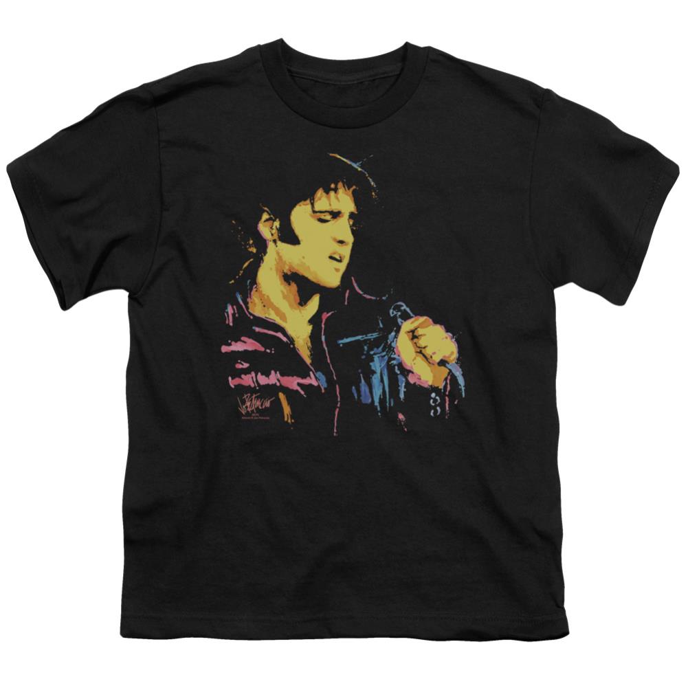 Elvis Presley Neon Elvis Youth 18/1 100% Cotton Short-Sleeve T-Shirt