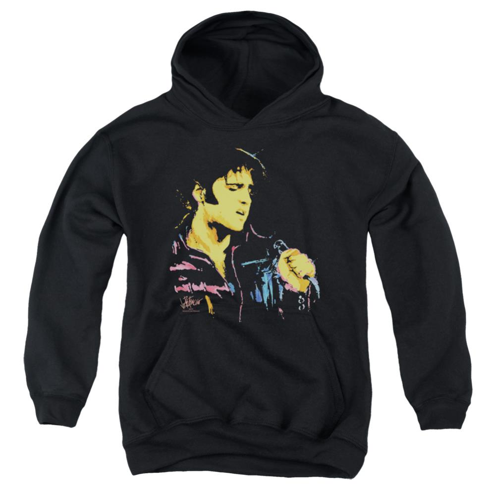 Elvis Presley Neon Elvis Youth Cotton Poly Pull-Over Hoodie