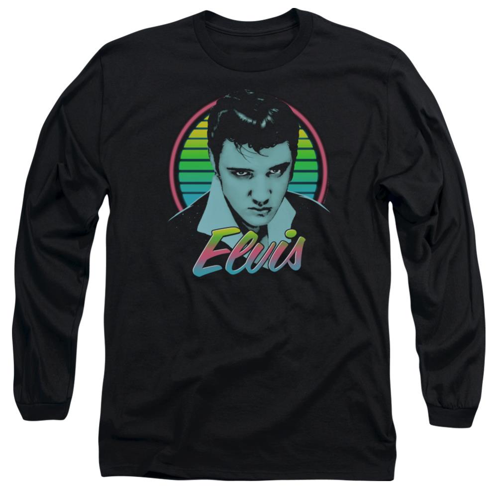 Elvis Presley Neon King Men's 18/1 Cotton Long-Sleeve T-Shirt